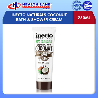 INECTO NATURALS COCONUT BATH & SHOWER CREAM (250ML)